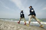Nordic Walking am Strand in Boltenhagen